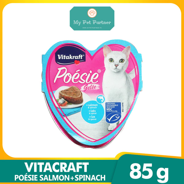 VITAKRAFT POÉSIE + SALMON & SPINACH III 85g