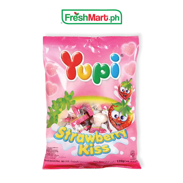 YUPI Strawberry Kiss Bag 120g