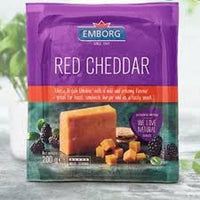 Emborg Red Cheddar Portion 200g