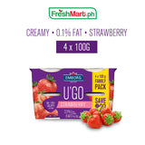 Emborg UGO Strawberry 100g x 4 Family Pack