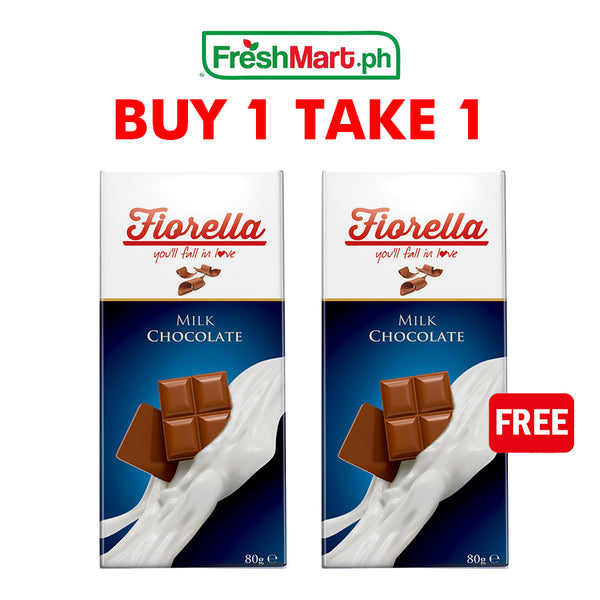 BUY1 TAKE1  Fiorella Milk Chocolate Tablet 80g