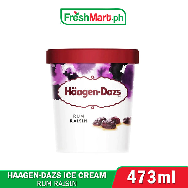 Haagen Dazs Pint Rum Raisin ice cream 473ml
