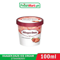 Haagen Dazs Strawberry ice cream 473ml/100ml