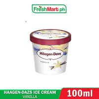 Haagen Dazs Vanilla ice cream 473ml/100ml