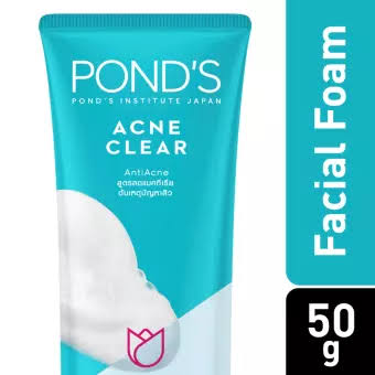 Ponds Acne Clear Facial Foam 50g