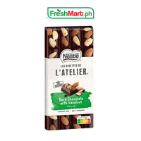 Nestle Les Recettes de L'atelier Dark Chocolate with Hazelnut 170g