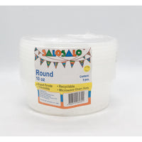 Salo-Salo Microwaveable RoundPlastic 10oz (5 pack)