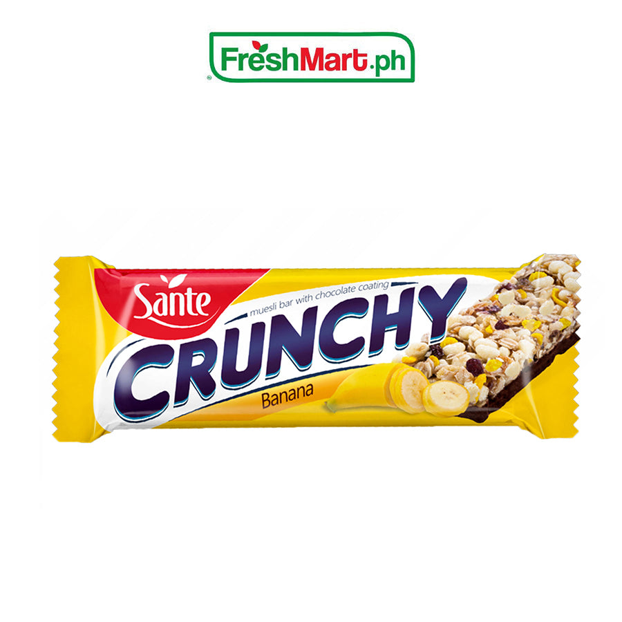 Sante Crunchy Muesli Bar BANANA 40g Fresh Mart