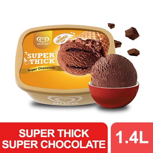 Selecta Super Thick Chocolate Ice Cream 1.4L