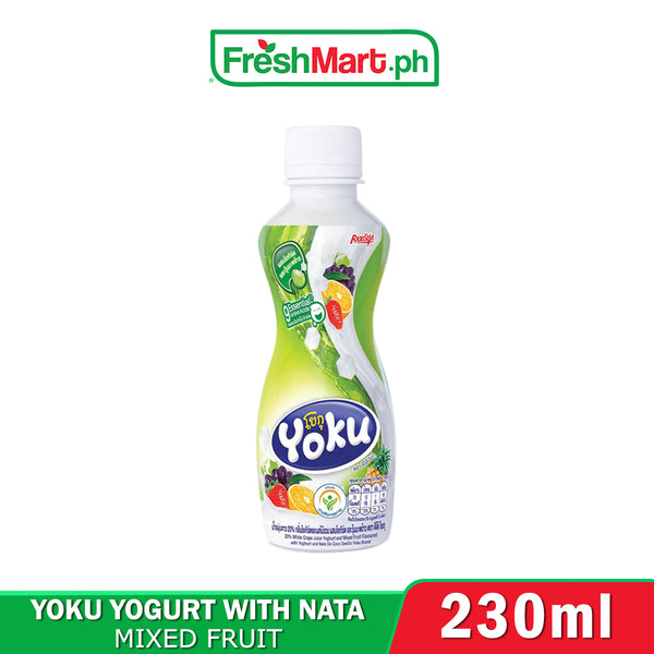 Yoku yogurt with nata Mixed Fruit 230ml