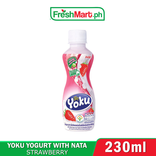 Yoku Strawberry Yogurt drink with nata 230ml